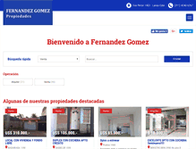 Tablet Screenshot of fernandezgomez.com.ar